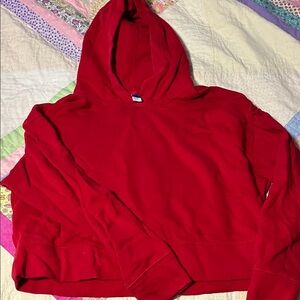 Old Navy Red Hoodie Sweatshirt